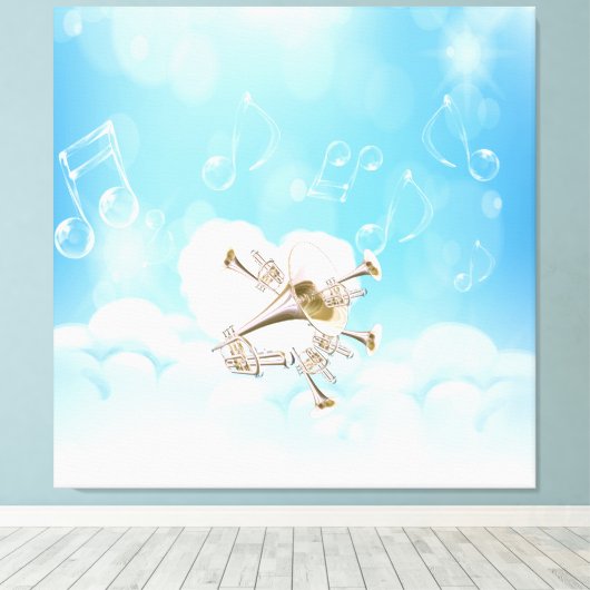 Fantasy Trumps Wrapped Canvas Leinwanddruck (Insitu (Holzboden))