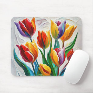 Fantasy Tulip Bouquet Mousepad