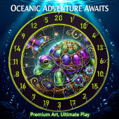 Fantasy Turtle Butterfly Rustic Lodge Dekoration Dartscheibe