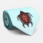 Fantasy Turtle Tattoo Krawatte (Gerollt)