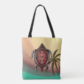 Fantasy Turtle Tattoo Tasche (Rückseite)