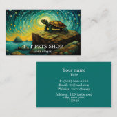 Fantasy Turtle Visitenkarte (Vorne/Hinten)