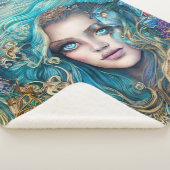 Fantasy Underwater Goddess Abstrakt Artwork Sherpadecke (3/4)