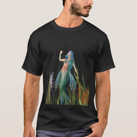 Fantasy Underwater Mermaid T-Shirt (Vorderseite)