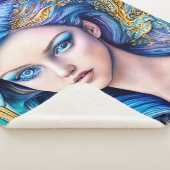 Fantasy Underwater Princess Abstrakt Ocean Waves Sherpadecke (3/4)