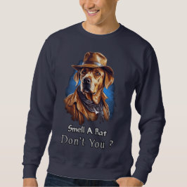 Fantasy Ungarischer Vizsla Hund Detective. Sweatshirt