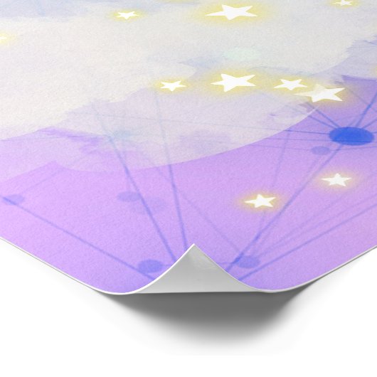 Fantasy Unicorgirls Zimmerposter Poster (Ecke)