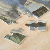 Fantasy Unicorn Castle Dragon Personalized Puzzle (Seite)