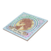 Fantasy Unicorn Fliese (Seite)