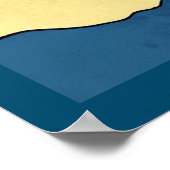 Fantasy Unicorn - Holzschnitt 4 Poster (Ecke)