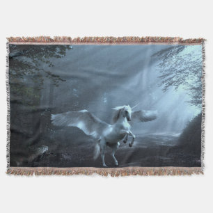 Fantasy Unicorn im Wald Decke