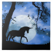 Fantasy Unicorn Kunstmuseum Fliese (Vorderseite)