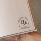 Fantasy Unicorn Library aus der Bibliothek Gummistempel