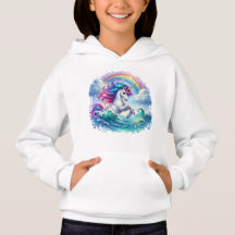 Fantasy Unicorn mit Regenbogen