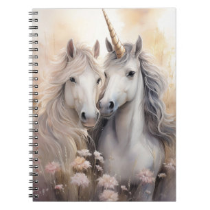 Fantasy Unicorn Notebook 6,5 x 8,75 Zoll Notizblock
