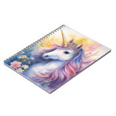 Fantasy Unicorn Notebook 6,5 x 8,75 Zoll Notizblock (Linke Seite)