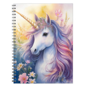 Fantasy Unicorn Notebook 6,5 x 8,75 Zoll Notizblock