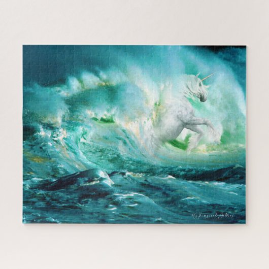 Fantasy Unicorn of the Sea 2 Jigsaw Puzzle (Horizontal)
