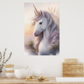 Fantasy Unicorn Poster (Küche)
