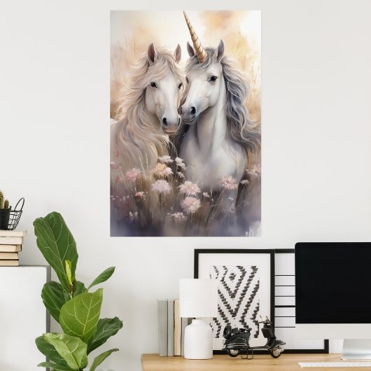Fantasy Unicorn Poster (Heimbüro)