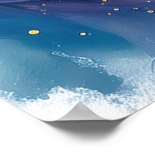 Fantasy Unicorn Poster (Ecke)