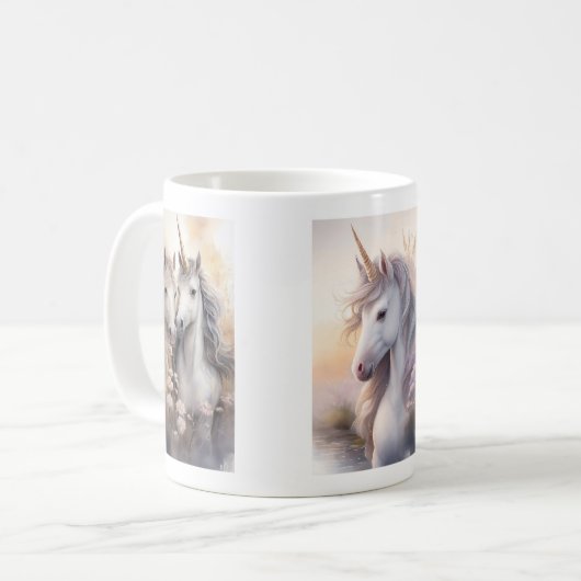 Fantasy Unicorn Tasse (Vorderseite Links)