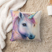 Fantasy Unicorn Throw Kissen (Decke)