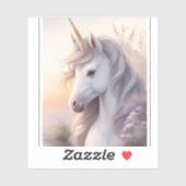 Fantasy Unicorn Transparenter Sticker (Blatt)