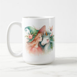Fantasy Unicorn Witch Mystical Drinkware Magic Kaffeetasse