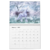 Fantasy Unicorns und Pegasus auf Eiskalender 2020 Kalender (Feb 2027)