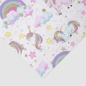Fantasy unicorpattern Mädchen Party Gewebe Seidenpapier (Detail)