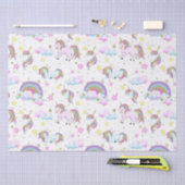 Fantasy unicorpattern Mädchen Party Gewebe Seidenpapier (Handwerk)