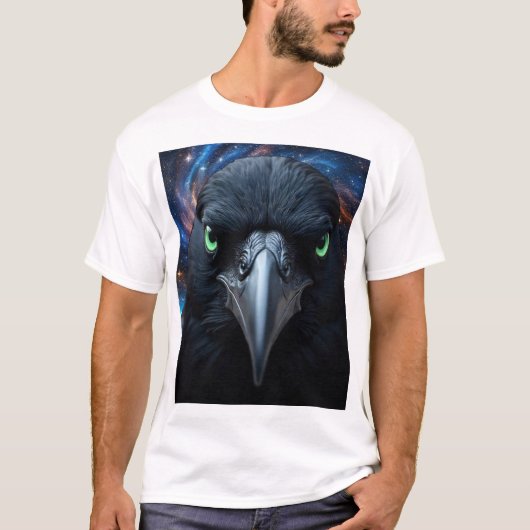 Fantasy Universe Crow-Raven T-Shirt (Vorderseite)