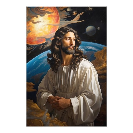 *~* Fantasy Universe mit Planet Earth AP50 Fotodruck (Vorne)