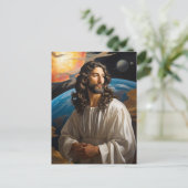 *~* Fantasy Universe mit Planet Earth AP50 Postkarte (Stehend Vorderseite)