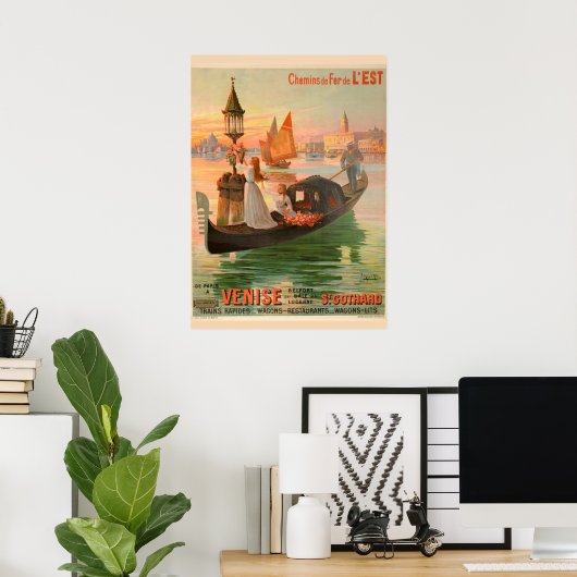 Fantasy Venice Poster (Heimbüro)