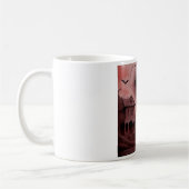 Fantasy: Verfallenes Haus mit riesigem Augapfel  Kaffeetasse (Links)