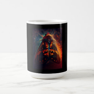 Fantasy-Version eines Clown-Gesicht-Tigermottenfal Kaffeetasse