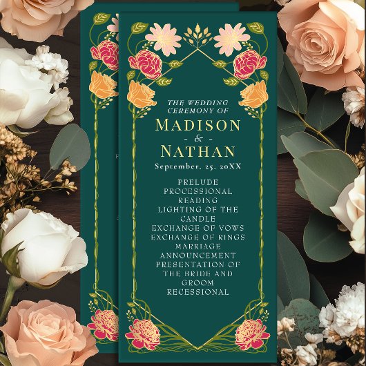 Fantasy-Verzauberter-Blumen-Garten-Hochzeit Programm