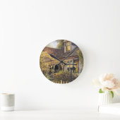 Fantasy-Victorian-Lebkuchen I Runde Wanduhr (Zuhause)