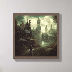 Fantasy-Victorianisches England 3 Leinwanddruck