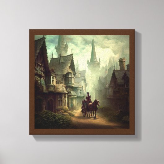 Fantasy Viktorianisch England 1 Leinwanddruck (Vorderseite)