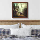 Fantasy Viktorianisch England 1 Leinwanddruck (Insitu (Schlafzimmer))