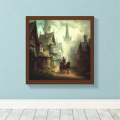 Fantasy Viktorianisch England 1 Leinwanddruck (Insitu (Holzboden))