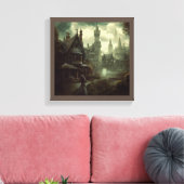 Fantasy Viktorianisch England 3 Leinwanddruck (Insitu (Wohnzimmer))