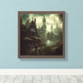 Fantasy Viktorianisch England 3 Leinwanddruck (Insitu (Holzboden))
