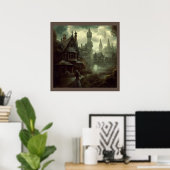 Fantasy Viktorianisch England 3 Poster (Heimbüro)