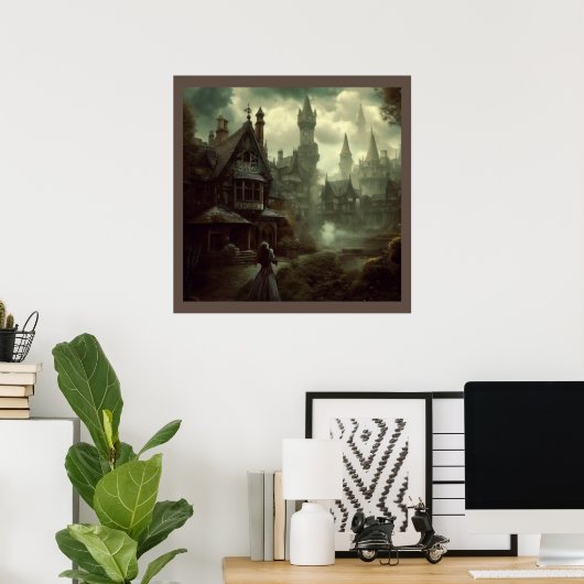 Fantasy Viktorianisch England 3 Poster (Heimbüro)