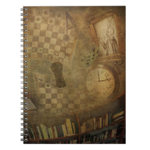 Fantasy-Vintage-Alice-im-Wunderland-Journal Notizblock