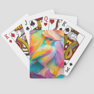 Fantasy-Vögel Seiden-Vogel Spielkarten